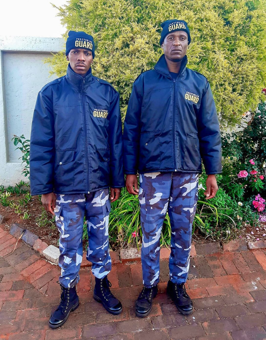 Two guards in uniform