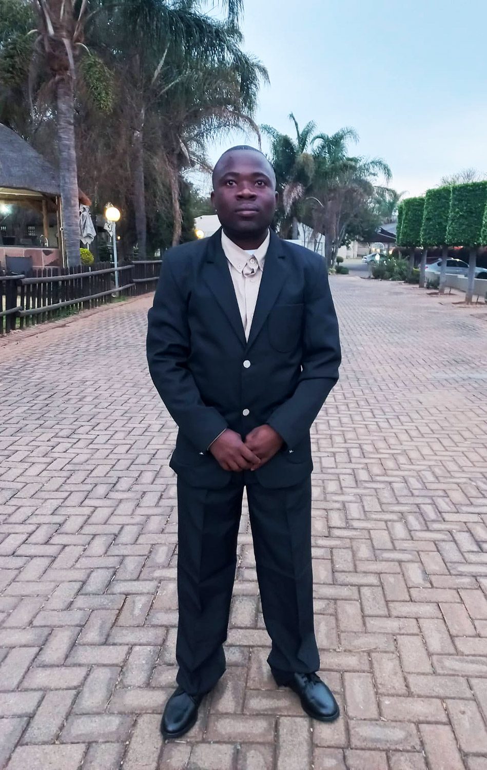 Guard at a venue entrance